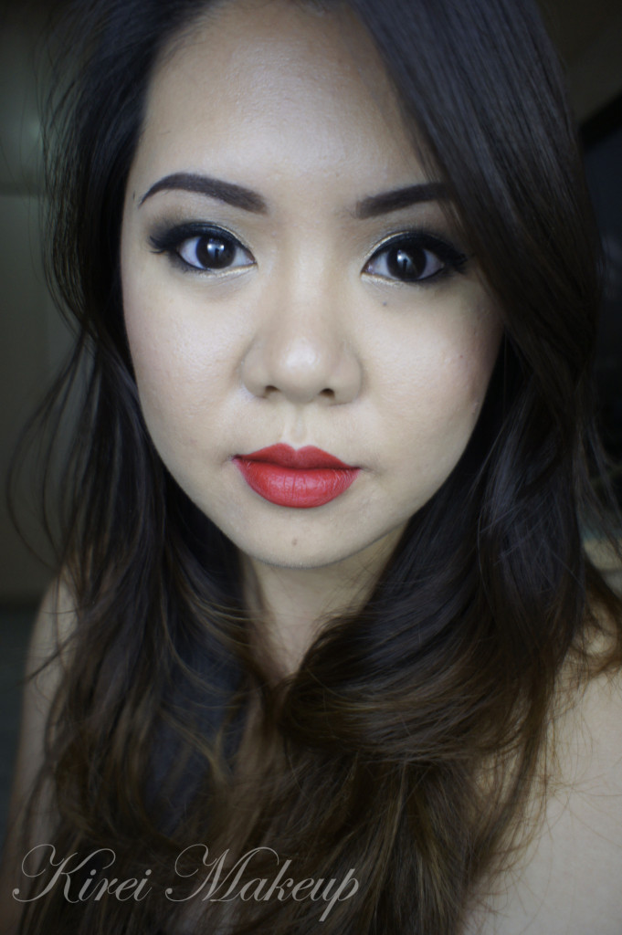 asian red lips