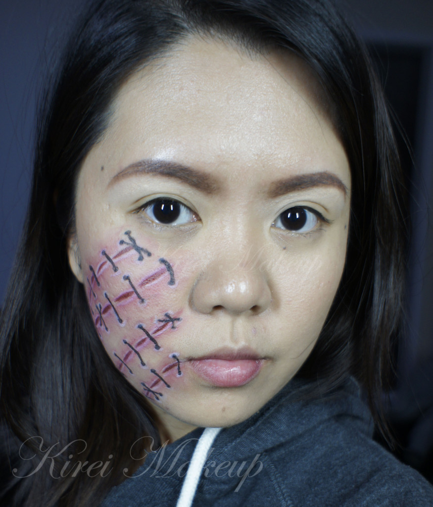 stitched face paint