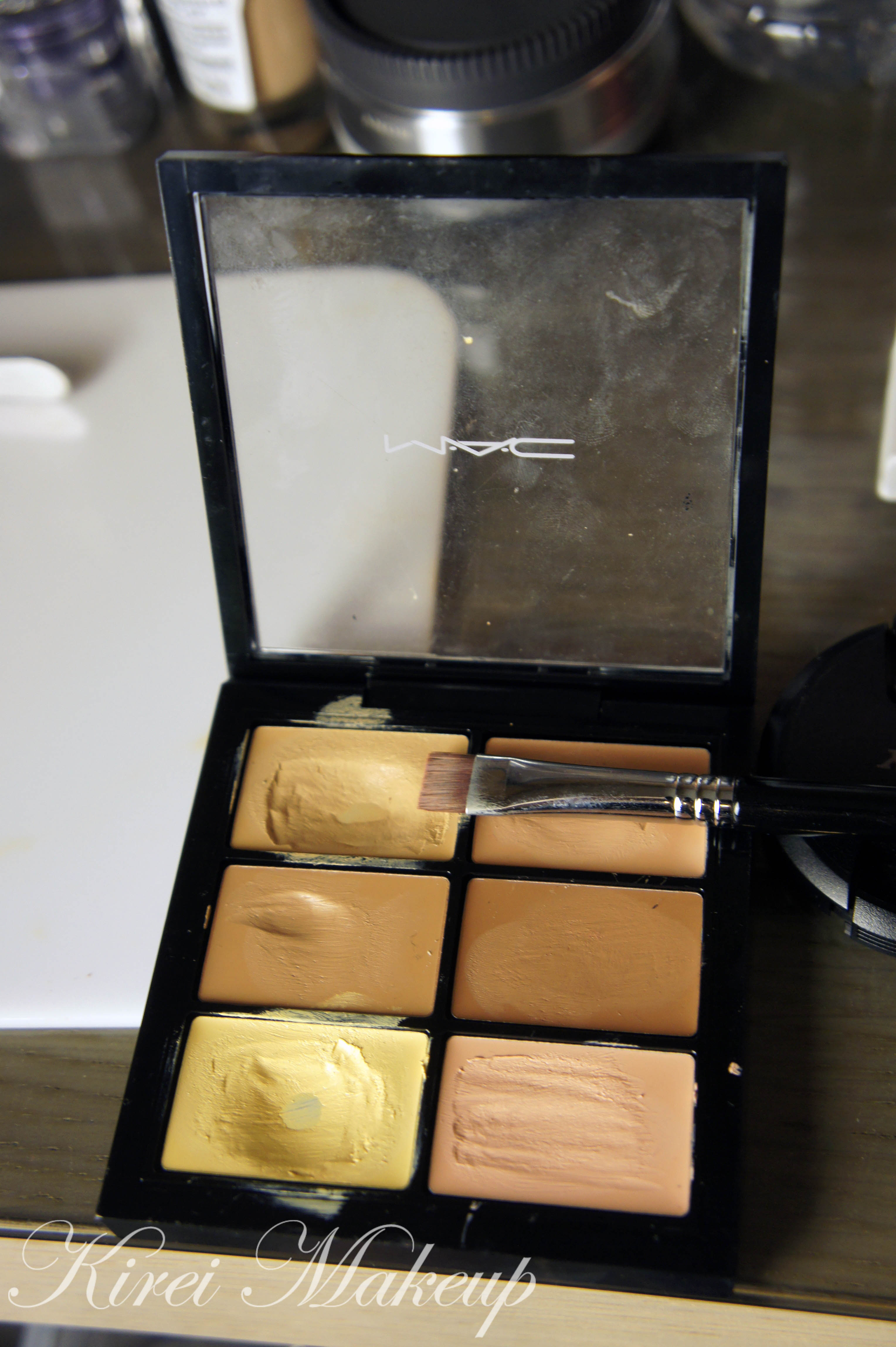 how to use mac pro concealer palette